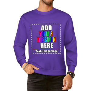 Customizable <b>Men</b>’s Fleece <b>Pullover</b> - 100% Breathable Organic Cotton - Personalized Logo & Text Embroidery Options - Product Image 3