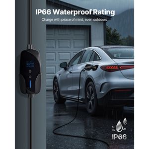 Chargeur portable pour véhicule électrique de niveau 2, 32 ampères, courant réglable, 240V, NEMA 14 50P, câble de charge de 25 pieds, interface de type 1 - Product Image 2