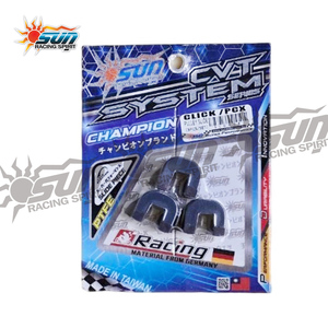 SUN RACING CKPC-SNA002 Juego de 3 deslizadores de polea para variador CVT CLICK 150 / PCX150, fabricado en Taiwán, alta calidad - Product Image 5
