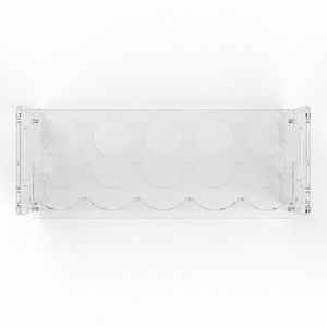 Transparent Acrylic Modern Portable Beverage Bottle <b>Display</b> Stand for Retail Counter Merchandising and Store Promotion - Product Image 2