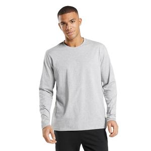 Camiseta Unisex de Alta Calidad 100% Algodón con Mangas Largas, Camiseta Lisa de Punto al por Mayor con Logotipo Bordado - Product Image 1