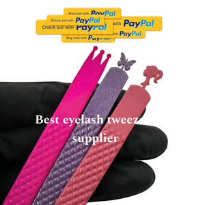 แหนบปลายขนตาพร้อมที่จับทำจากสแตนเลสสตีล - Product Image 3