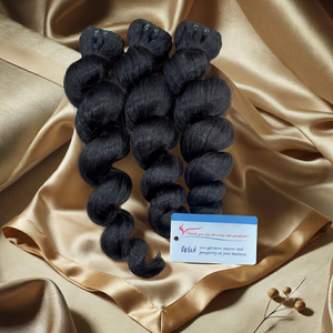 Extensiones de Cabello Humano Vietnamita Premium, Estilo Pixie Curl, Color Negro Natural, Suaves y Sedosas, Sin Desprendimiento, Listas para Enviar - Product Image 1