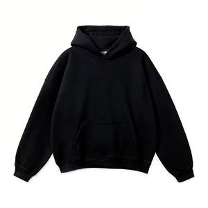 Sudadera con Capucha Unisex Color Crema con Estampado de Estrellas Brillantes, Sudadera Informal Extra Grande de Algodón Tejido para Otoño - Product Image 6