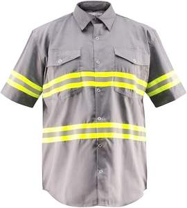 Camisa de Seguridad de Alta Visibilidad Premium para Hombre - Manga Corta - Product Image 3