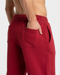 Wholesale Men's Cherry <b>Oversized</b> Contrastline Custom Tracksuit Set Premium Quality Cotton Fleece Hoodie & Wide Leg <b>Sweatpants</b> - Product Image 5