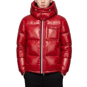 Blouson matelassé épais pour homme, manteau d'hiver personnalisé, streetwear oversize, fournisseur de vêtements en gros - Product Image 3