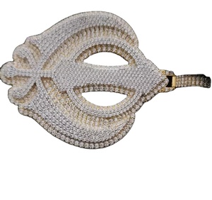 Colgante de moissanita helada Colgante de plata esterlina de moissanita de dos toneladas y otro regalo de Joyería de diamantes para ella - Product Image 2