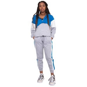 Conjunto Deportivo Femenino de Alta Calidad, 100% Algodón, Hecho a Medida, Sudadera con Capucha de Manga Larga, Pantalones con Cintura Elástica, Traje Deportivo Informal para Mujer - Product Image 5