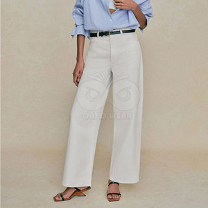 Pantalones Ligeros para Mujer, los Más Vendidos, Ropa Casual, Jeans de Pierna Ancha de Primera Calidad, Hechos en Pakistán - Product Image 4