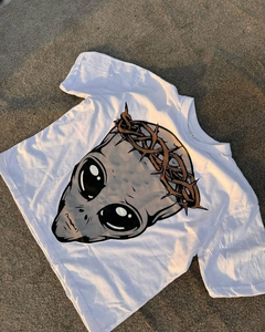 Camisetas Personalizadas Unisex 100% Algodón, Impresión Serigráfica, 250 GSM, Lavado Ácido, Efecto Desteñido, Tallas Grandes para Hombre, Impresión DTG - Product Image 2