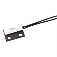 PS-3150 Sensor Magnetik Proximitas Reed Switch untuk Kontak Pintu Jendela Jarak Induktansi 1-40mm Kabel 30cm Tanpa Magnet