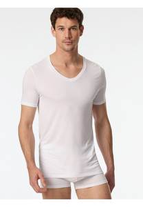 T-shirt en bambou à manches trois-quarts pour homme, col rond, 100 % fibre de bambou, vêtements d'été écologiques, fabrication directe BD - Product Image 4