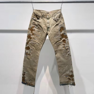 Jeans DiZNEW Dirty Jeans con efecto de salpicaduras de pintura para hombre - Product Image 4