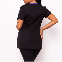 Tunique de massage thaïlandais unisexe respirante en coton, polyester et élasthanne pour le personnel d'hôtel, de salon de beauté et de réception