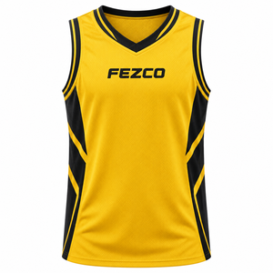 Maillot de basketball unisexe personnalisé rouge, noir et blanc – Hauts tendance respirants 100 % polyester antibactérien - Product Image 4