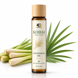 Aceite Esencial de Limoncillo de Tamil Nadu 100% Puro y Natural de Primera Calidad, Destilado al Vapor, para Aromaterapia y Cuidado Facial, Kodai Global Export - Product Image 1