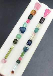 พลอยทัวร์มาลีนสีธรรมชาติแบบคละสี ไม่ผ่านการเผา  สำหรับนักออกแบบเครื่องประดับ  ขายส่ง - Product Image 4