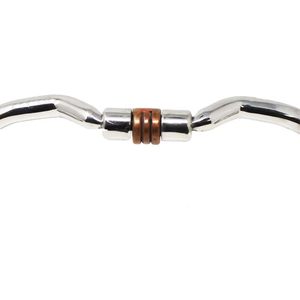 Mors de cheval en acier inoxydable avec joint à rouleaux en cuivre, mors de bridon équestre, mors de cheval avec cuivre - Product Image 3