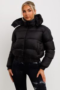 Chaqueta Premium Acolchada para Mujer, para Invierno, Informal, para Uso en Exteriores, Resistente al Viento, con Cierre de Cremallera y Bolsillos Laterales - Product Image 1