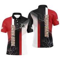Sportbekleidung Großhandel Herren Pickleball Poloshirt Mikrofaser-Stoff Seidenweich Knitterfrei 4-Wege-Stretch Athletisches Performance-Oberteil