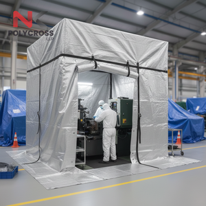 Bâche de sécurité extérieure pour la construction, résistante aux déchirures et imperméable, pour la protection des constructeurs et des projets de construction - Product Image 5