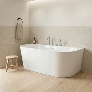 Acrylic Freestanding Whirlpool - FW-M-2004-Contemporary Massage Deep Soaking OEM/ODM for Hospitality Residential Use - Product Image 2