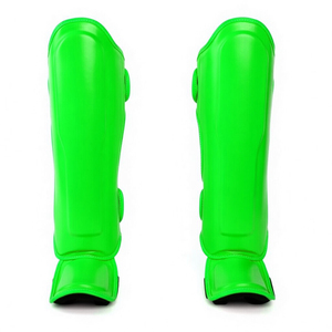 Protège-tibias de boxe Muay Thai pour enfants, personnalisés par le fabricant, en cuir PU professionnel - Product Image 1