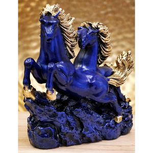 Pièce d'art déco « Chevaux du Succès » d'origine indienne pour les célébrations de Diwali, de mariages et d'anniversaires - Product Image 3