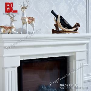 Chimenea Eléctrica Moderna Independiente de Madera con Repisa, Chimenea de Propano con LED <span class=keywords><strong>para</strong></span> <span class=keywords><strong>Sala</strong></span> de Estar, Decorativa - Product Image 3