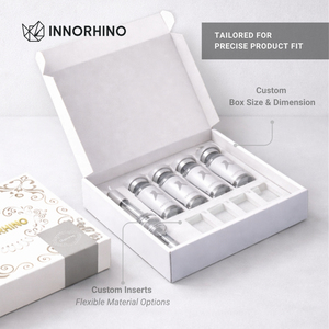 Boîtes en papier personnalisées de qualité supérieure pour l'emballage de kits de flacons de peptides, de coffrets cadeaux et d'expédition e-commerce, avec inserts sur mesure - Product Image 4