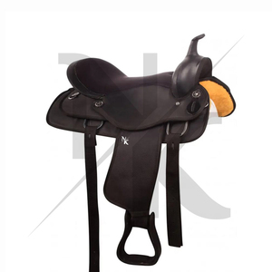 Sillas de Montar de Primera Calidad, Silla de Montar Western para Caballos de Trail, Silla de Montar de Cuero Cómoda, Proveedor de Equipo para Ranchos, Ropa para Jinete - Product Image 3