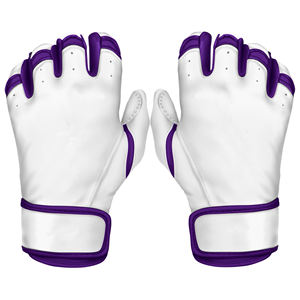 Gants de frappeur de baseball en cuir respirants avec design antidérapant unisexe pour les séances d'entraînement LBBSC-0045 - Product Image 1