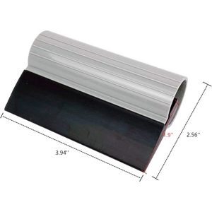 Spatola in Silicone da 4 Pollici con Manico Antiscivolo, Lama in Gomma per Applicazione Pellicole Auto, Pulizia Vetri e Bagno - Product Image 5