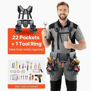 Cintura Porta Attrezzi Regolabile Multi-Tasca per Riparatori Professionisti e Borse Porta Utensili - Product Image 6