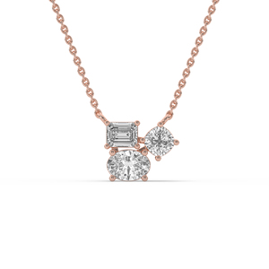 1.50 CT Lab Grown Diamond <b>Pendant</b> Oval Brilliant Cut 14K <b>Solid</b> <b>Gold</b> IGI Certified E Color Luxury Everyday Wear Jewelry - Product Image 5