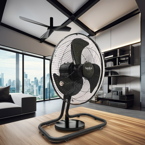 Ventilador de Piso Eléctrico de 65W y 220V, Refrigeración por Aire, Control Mecánico, Marca OEM, para Hogar, Garaje, Hotel, 2 Años de Garantía, Venta al Por Mayor - Product Image 5