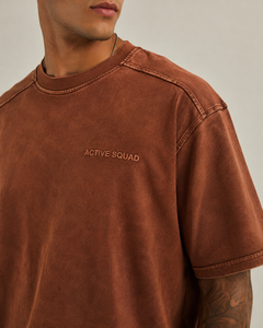 Camiseta de Hombre de Felpa Lavada Azul, Transpirable, de Corte Regular; Camiseta de Hombre de Felpa Marrón, Transpirable, de Corte Regular; Camiseta de Hombre de Felpa Oliva, Transpirable, de Corte Regular - Product Image 6