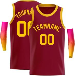 Uniforme Deportivo al por Mayor, Jersey Reversible Sublimado para Jóvenes, Diseño de Secado Rápido, Jersey Unisex para Adultos, Jersey de Baloncesto de Secado Rápido - Product Image 5