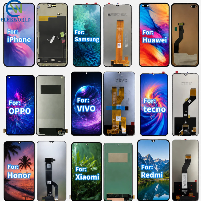 Mobile Phone Lcd for iPhone Soft Oled Incell Lcds Panel Tela Do Celular Digitizer Assembly for iPhone 17 16 15 14 13 12 11