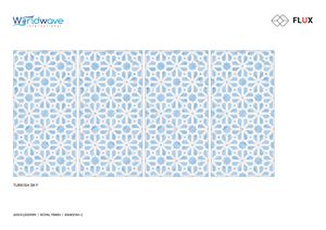 Serie OCEAN LEAF MARBLE, Azulejos de Porcelana con Aspecto de Mármol Botánico Azul de 600x1200mm, Acabado Satinado Mate Antirreflectante, Decorativos para Pared y Suelo - Product Image 6