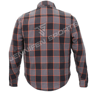 Custom Design Men's Plus Size Clothing Breathable Motorbike Flannel Aramid <b>Shirt</b> Plain Style - Product Image 5
