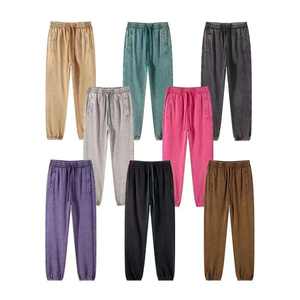 Men's Light Gray Elastic Waist Cargo <b>Pants</b> Casual Multiple Pockets Breathable Canvas Trousers <b>Summer</b> Wear - Product Image 5