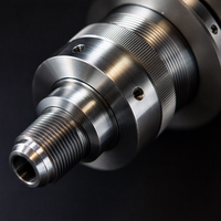 Pièces usinées CNC en acier inoxydable et alliage d'aluminium de haute précision, finition anodisée, fabrication OEM/ODM