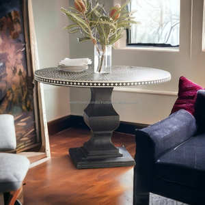 Mesa de centro con incrustaciones de hueso única, sala de estar elegantes para muebles de madera, cocina y uso doméstico - Product Image 3