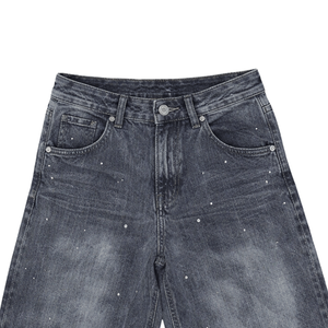 ผู้ผลิตกางเกงยีนส์คริสตัลแบบสั่งทำพิเศษ แหล่งสั่งซื้อผ้าที่เป็นธรรม กระบวนการผลิตที่เหนือกว่า โรงงานติดตั้งคริสตัล - Product Image 3