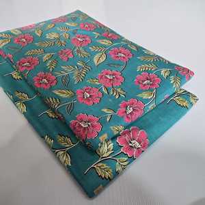 Top Bottom Unstitched Woven Jaipuri Printed Denim Fabric Set | 60x60 | 1 Batch 5m Top 5m Bottom | Girls Boys Suit | Home Textile - Product Image 4