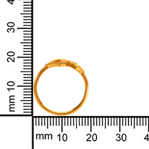 Modern Geometric Double Square Heart Gold Plated <b>Adjustable</b> <b>Ring</b> for Women Minimalist Open Frame Designer Finger <b>Ring</b> - Product Image 5
