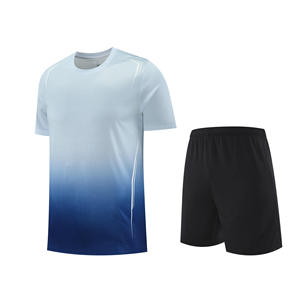 Ensemble de survêtement Dryfit Activewear personnalisé avec logo frontal, pour l'entraînement sportif d'automne, deux pièces respirant, coupe-vent, taille élastique - Product Image 5
