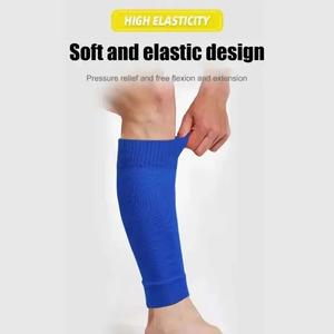 Compression <b>Socks</b> <b>Knee</b> <b>High</b> Solid Color Breathable Knitted Spandex Polyester Thin for Adults Cycling Summer Wear - Product Image 3